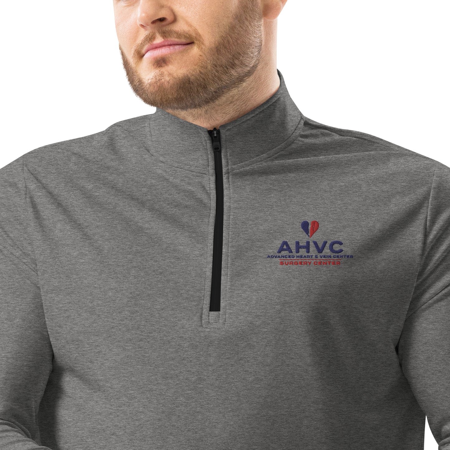 AHVC Surgery Center Quarter zip pullover (Dark Grey)