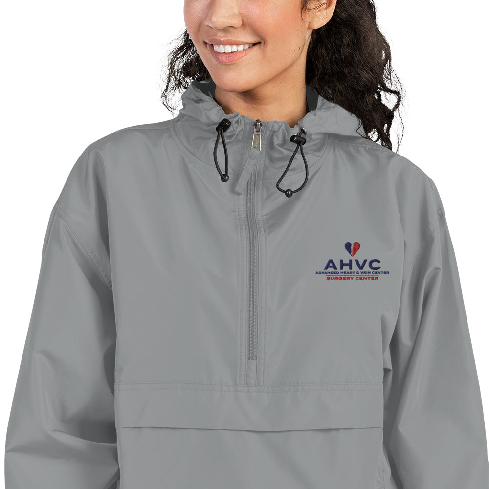 AHVC Surgery Center Embroidered Champion Packable Jacket (Grey)