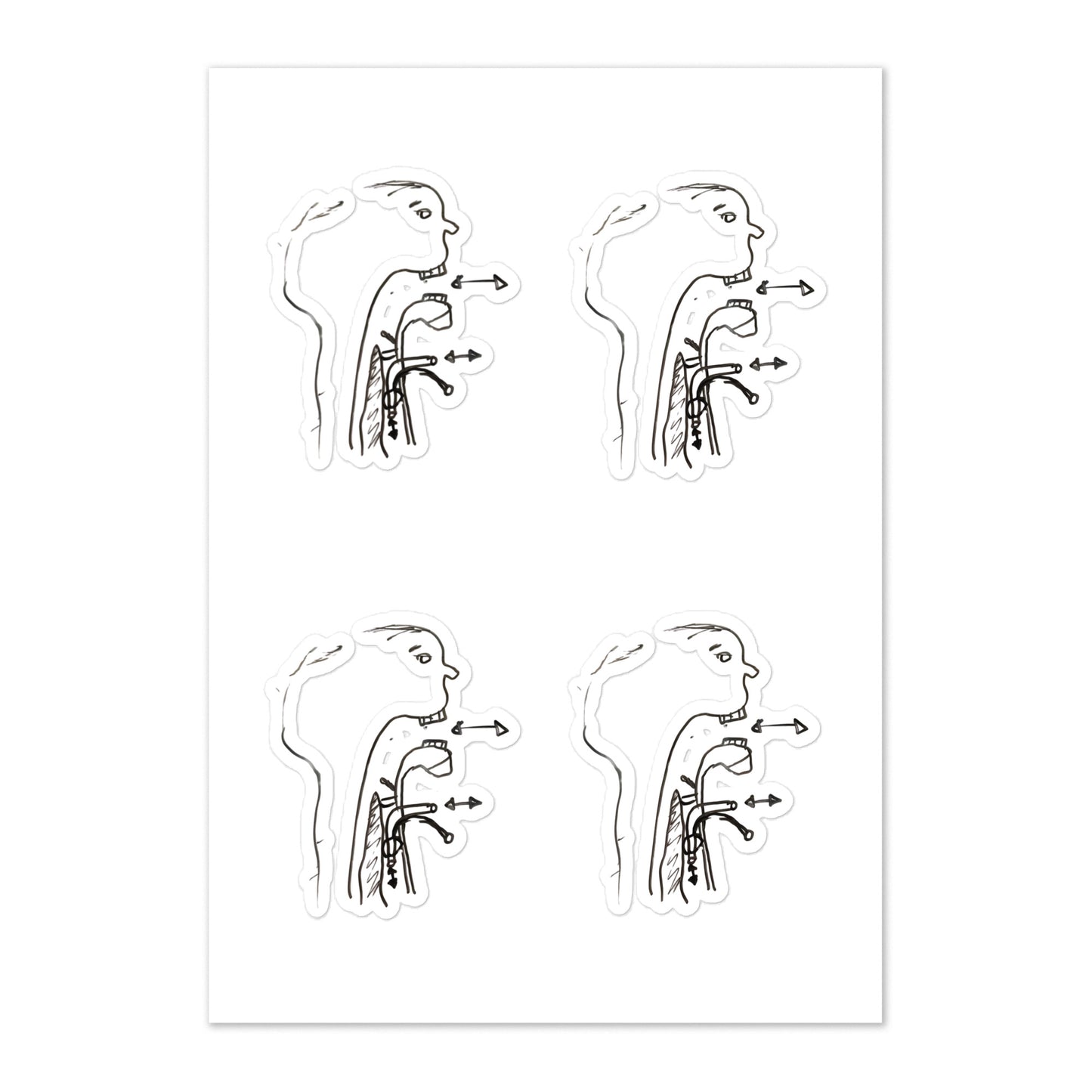 Draw Me Like One Of Your Patients Sticker sheet