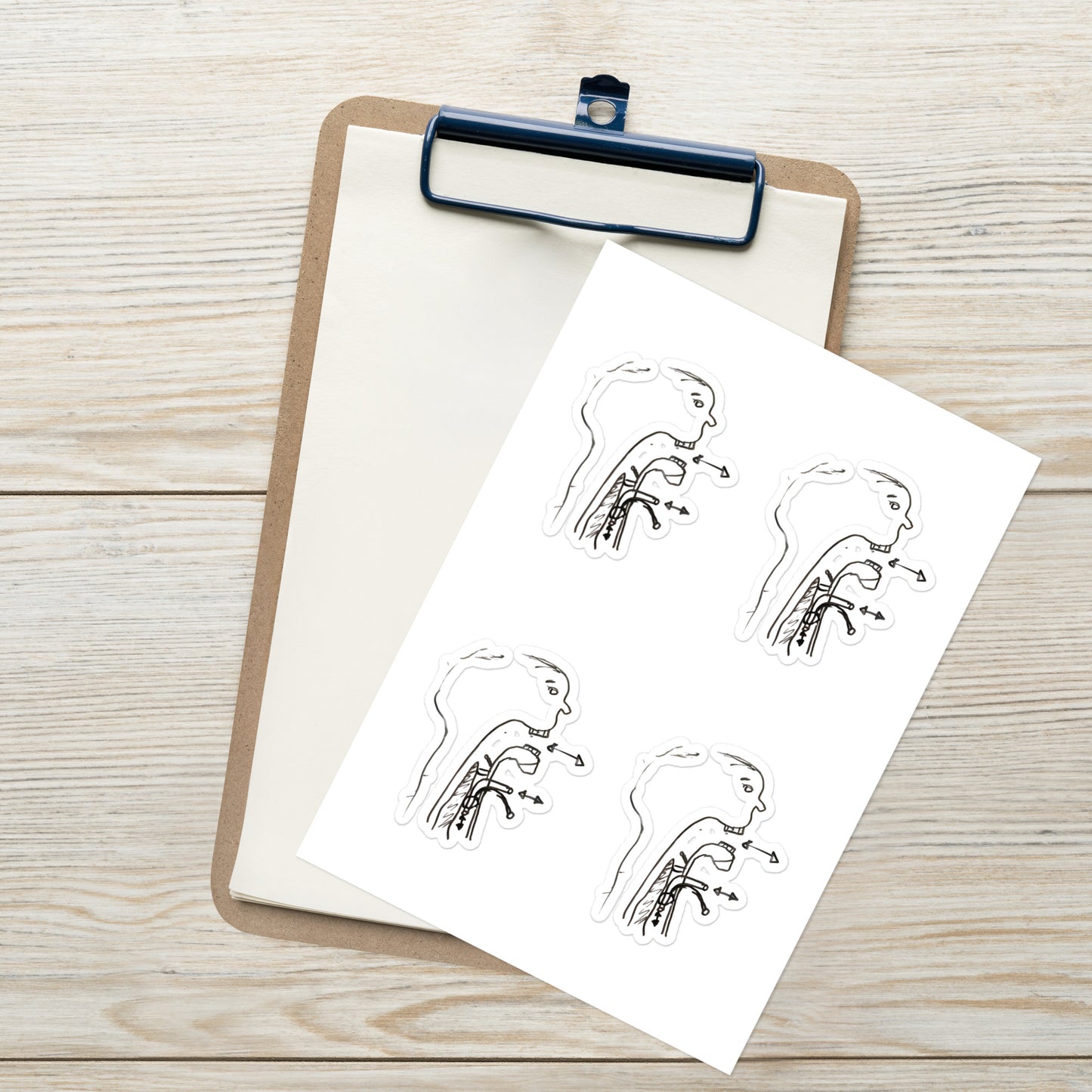 Draw Me Like One Of Your Patients Sticker sheet