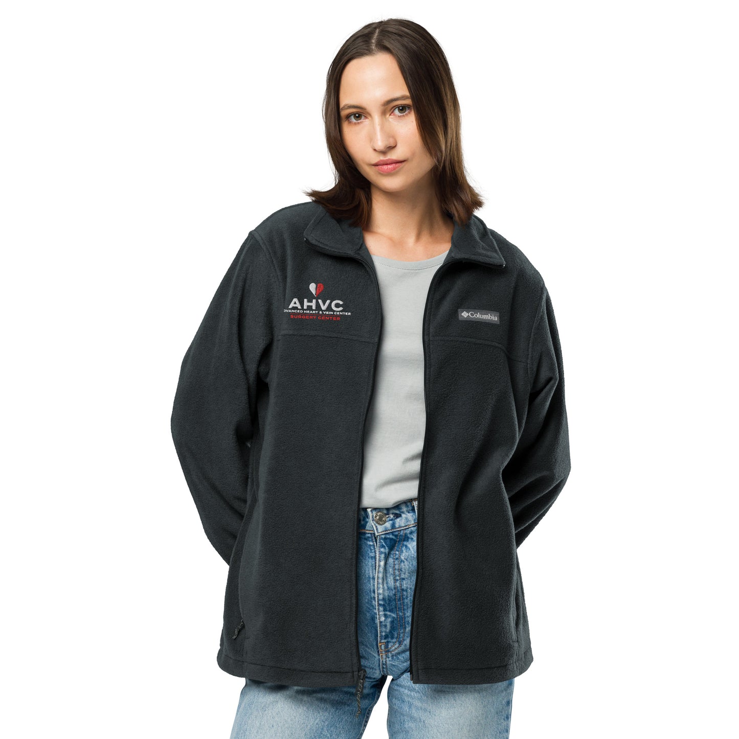 AHVC Surgery Center Unisex Columbia fleece jacket