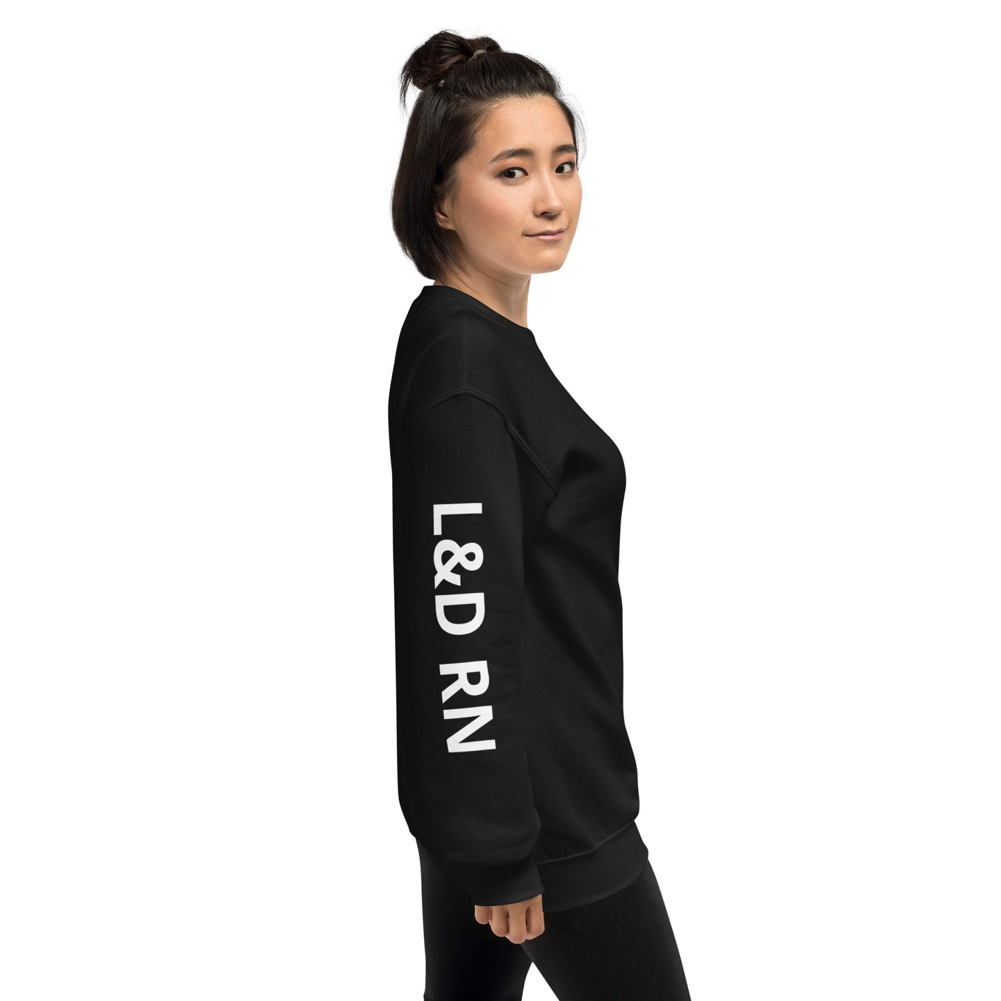 L&D White RN Sweatshirt