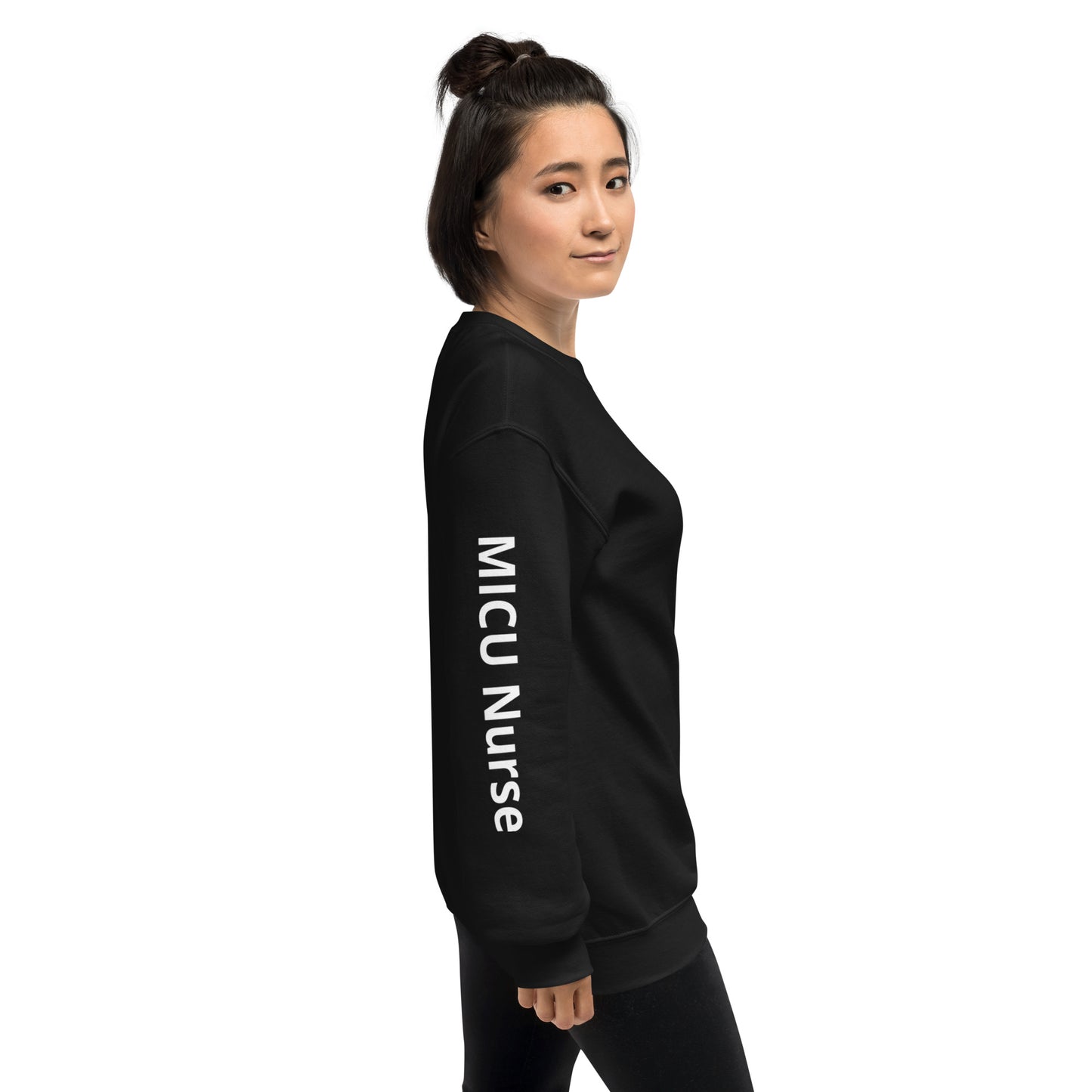 MICU White RN Sweatshirt