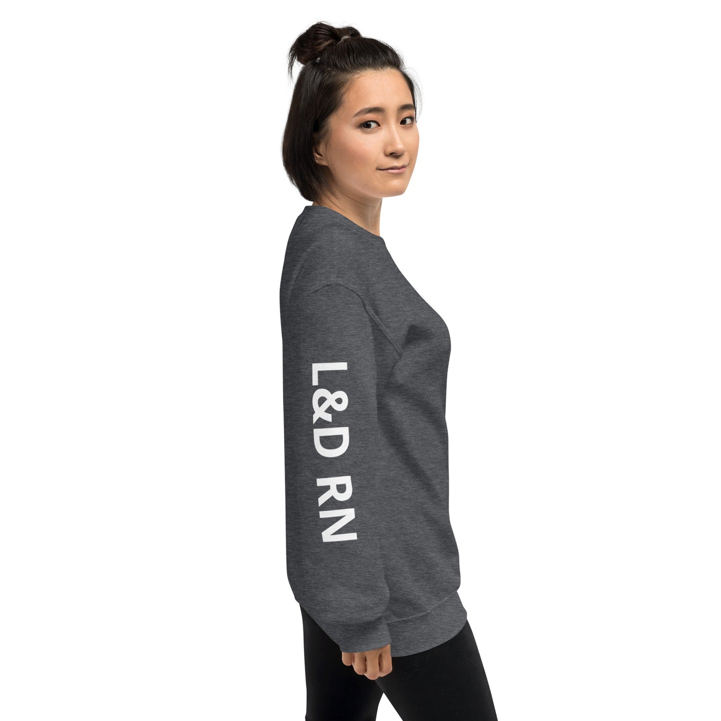 L&D White RN Sweatshirt