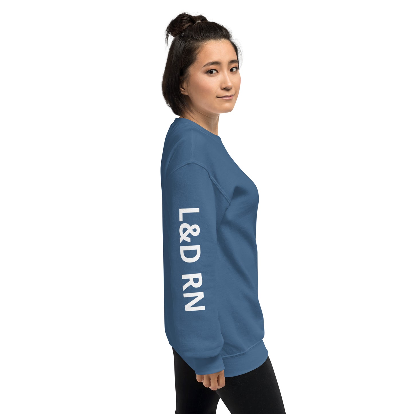 L&D White RN Sweatshirt