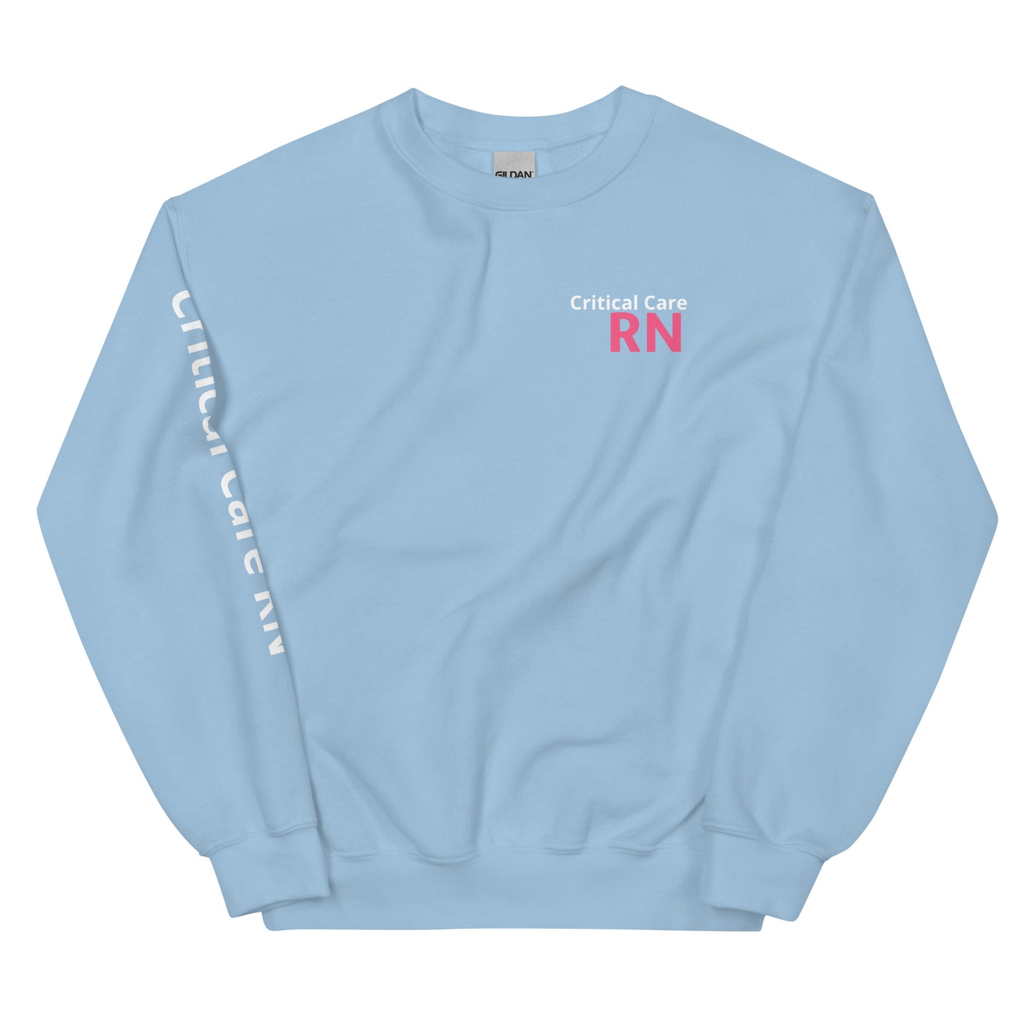 Critical Care Pink RN Sweatshirt