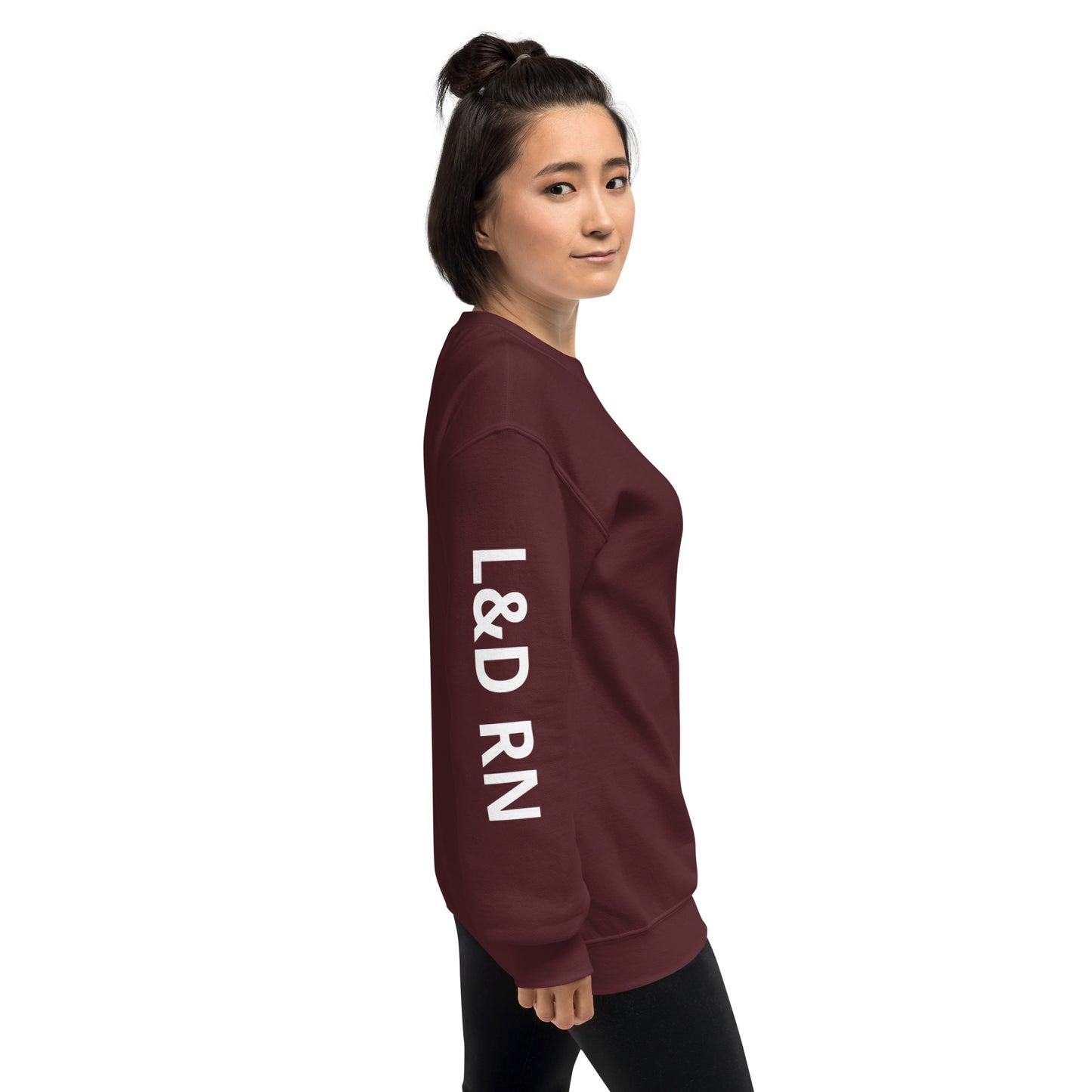 L&D White RN Sweatshirt