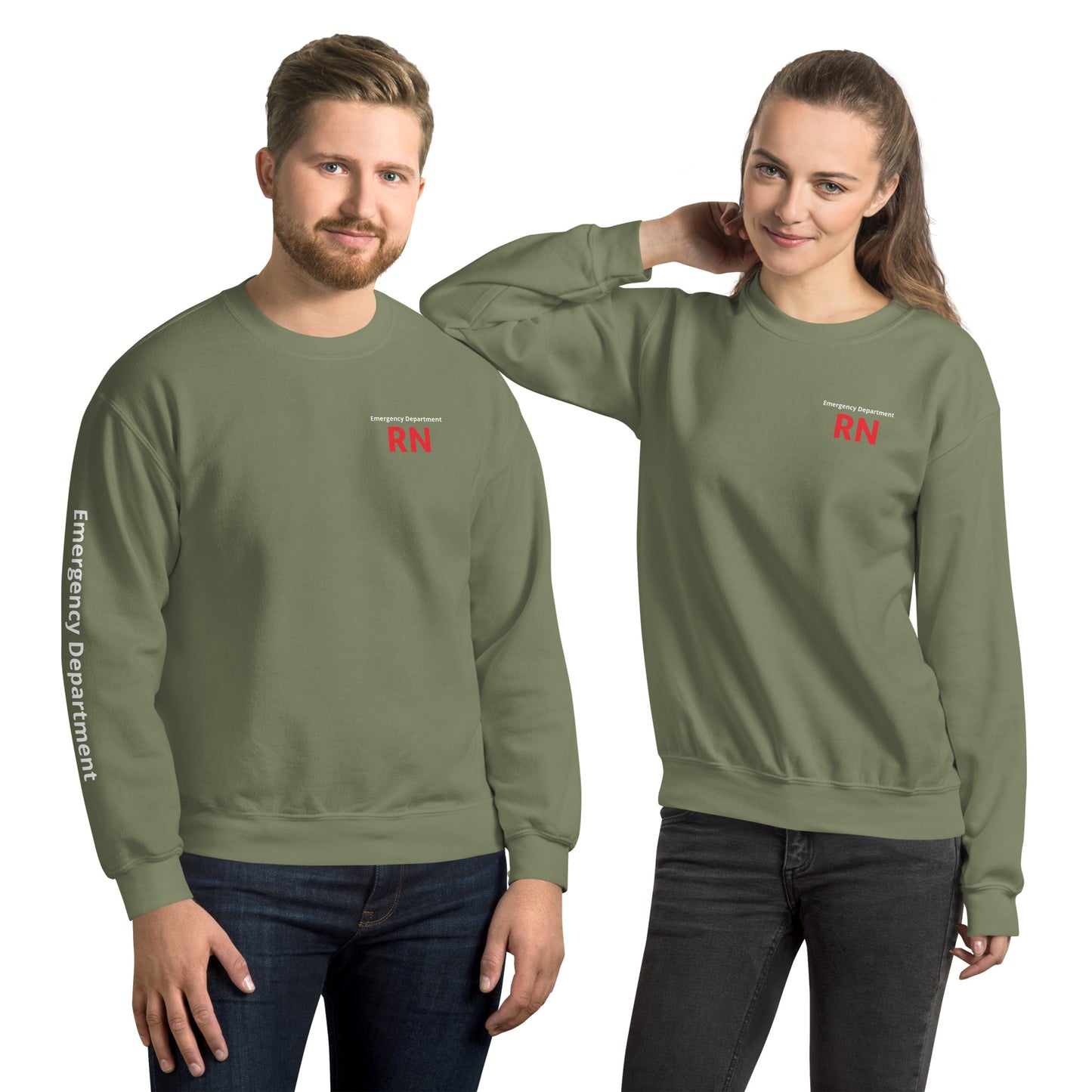 The Emergency Department Red RN Sweatshirt