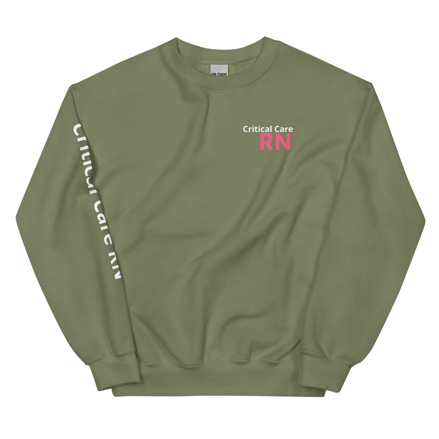 Critical Care Pink RN Sweatshirt