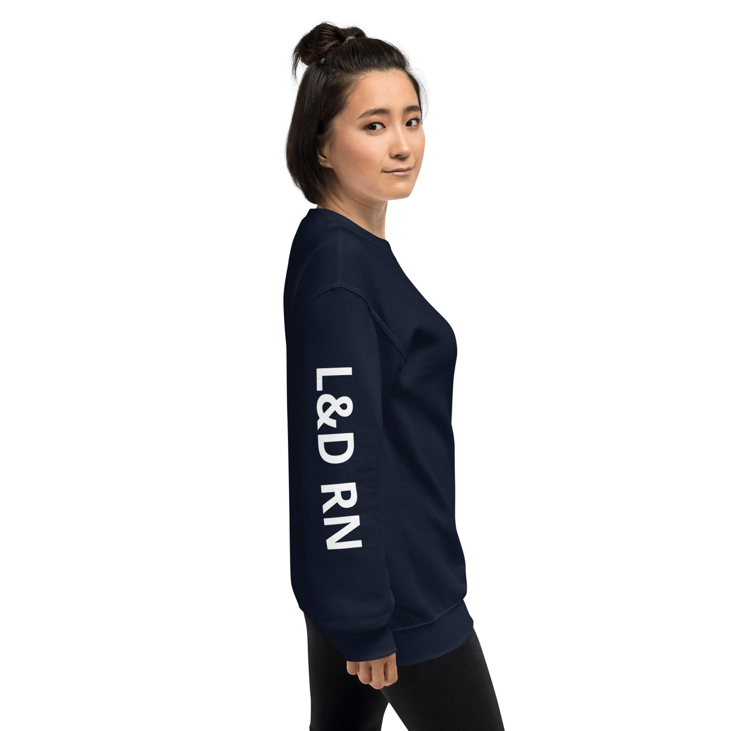 L&D White RN Sweatshirt