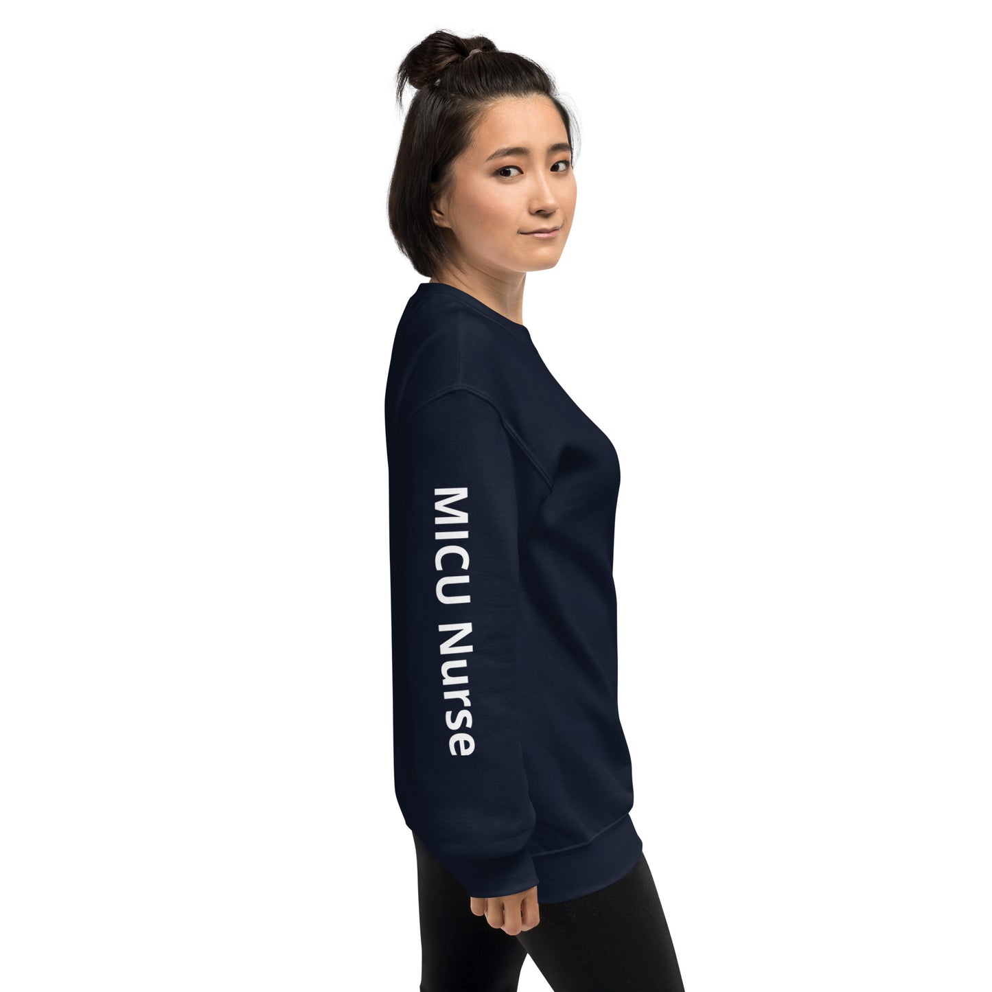 MICU White RN Sweatshirt