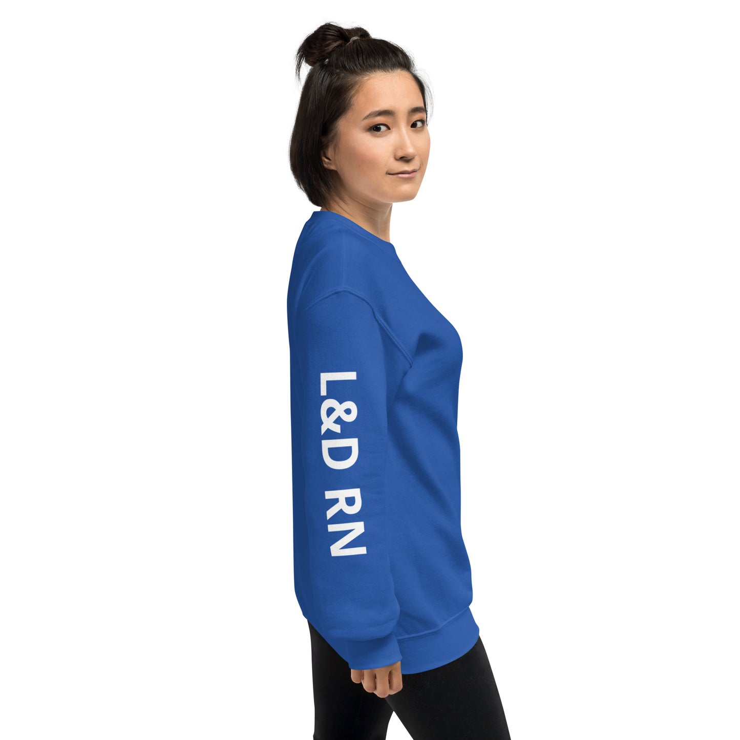 L&D White RN Sweatshirt
