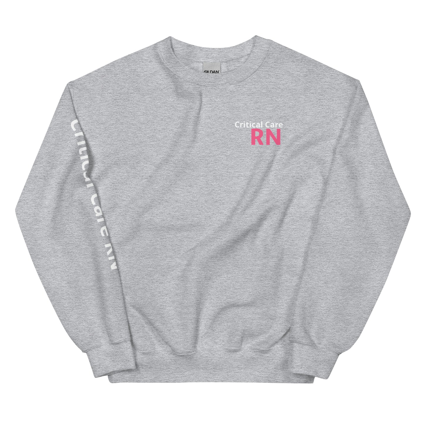 Critical Care Pink RN Sweatshirt