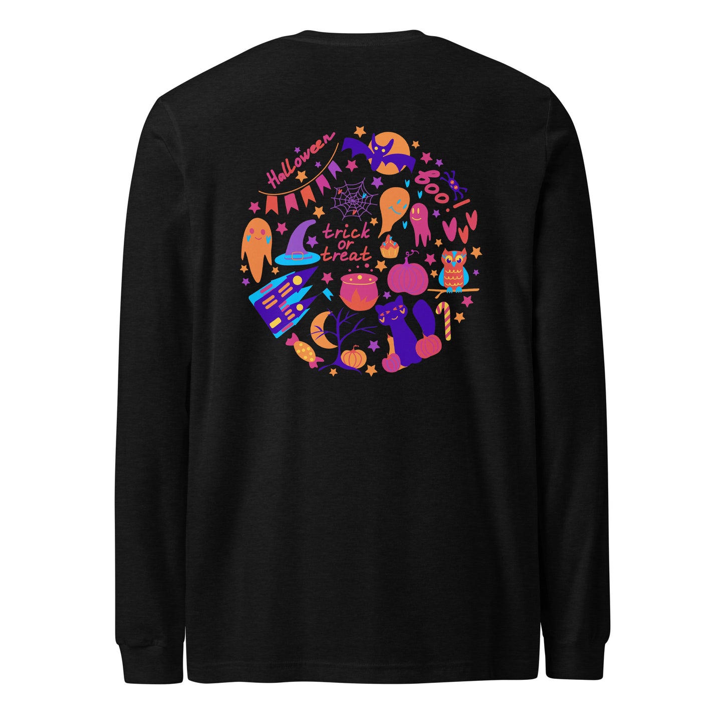 Pink Halloween Unisex Long Sleeve Tee
