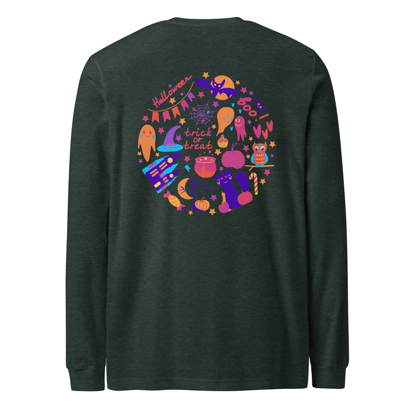 Pink Halloween Unisex Long Sleeve Tee