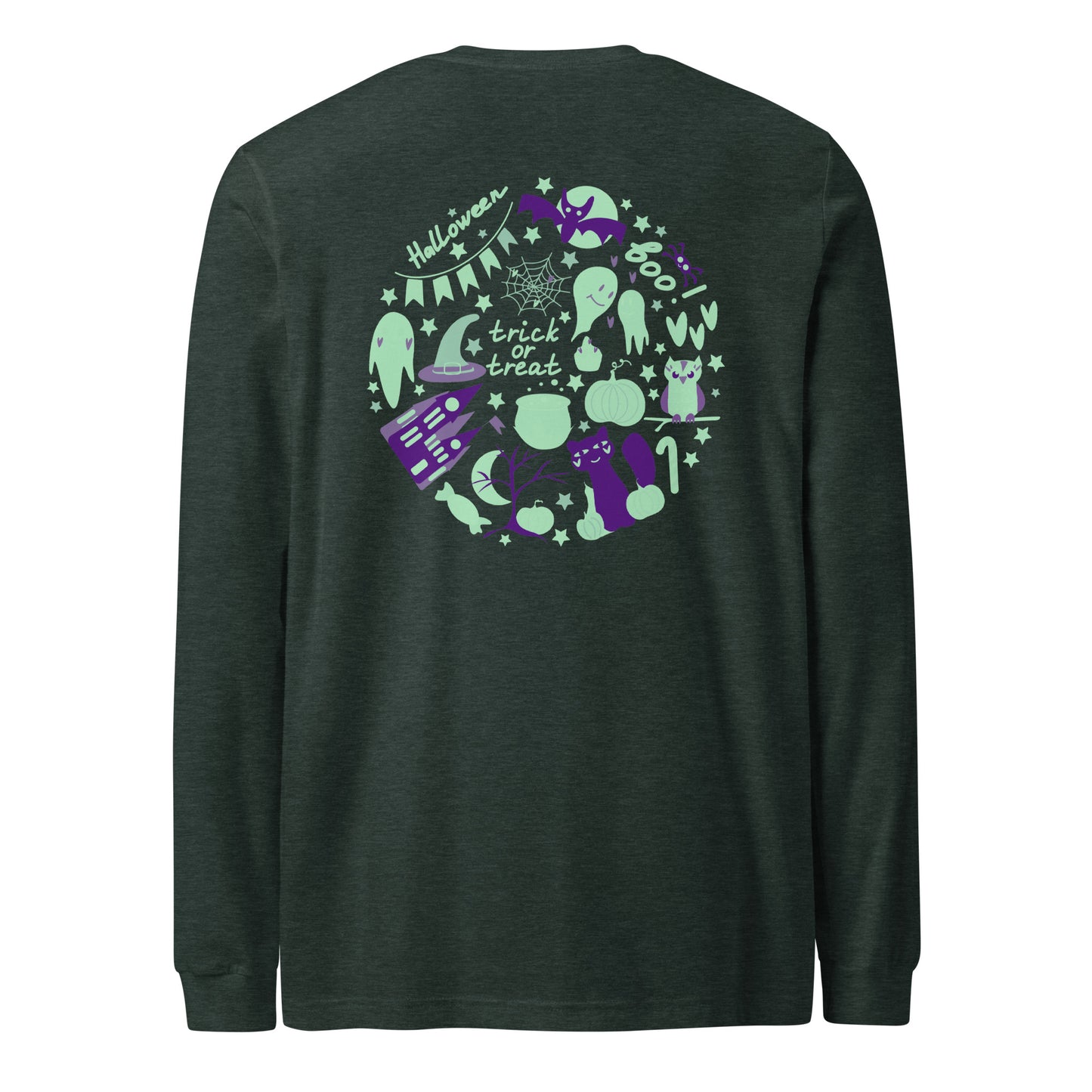 Minty Halloween Nurse Long Sleeve Tee