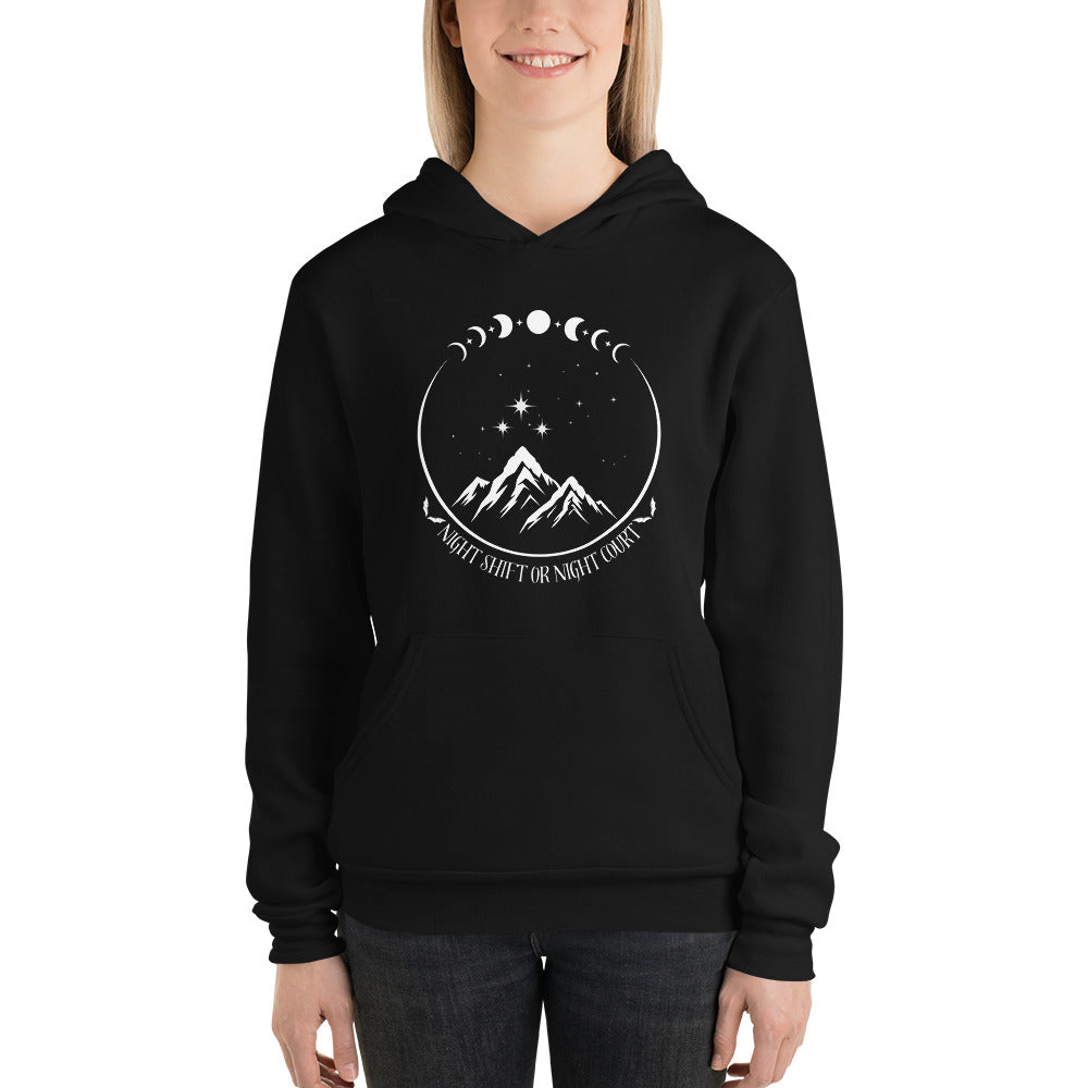 Night Shift or Night Court Unisex hoodie