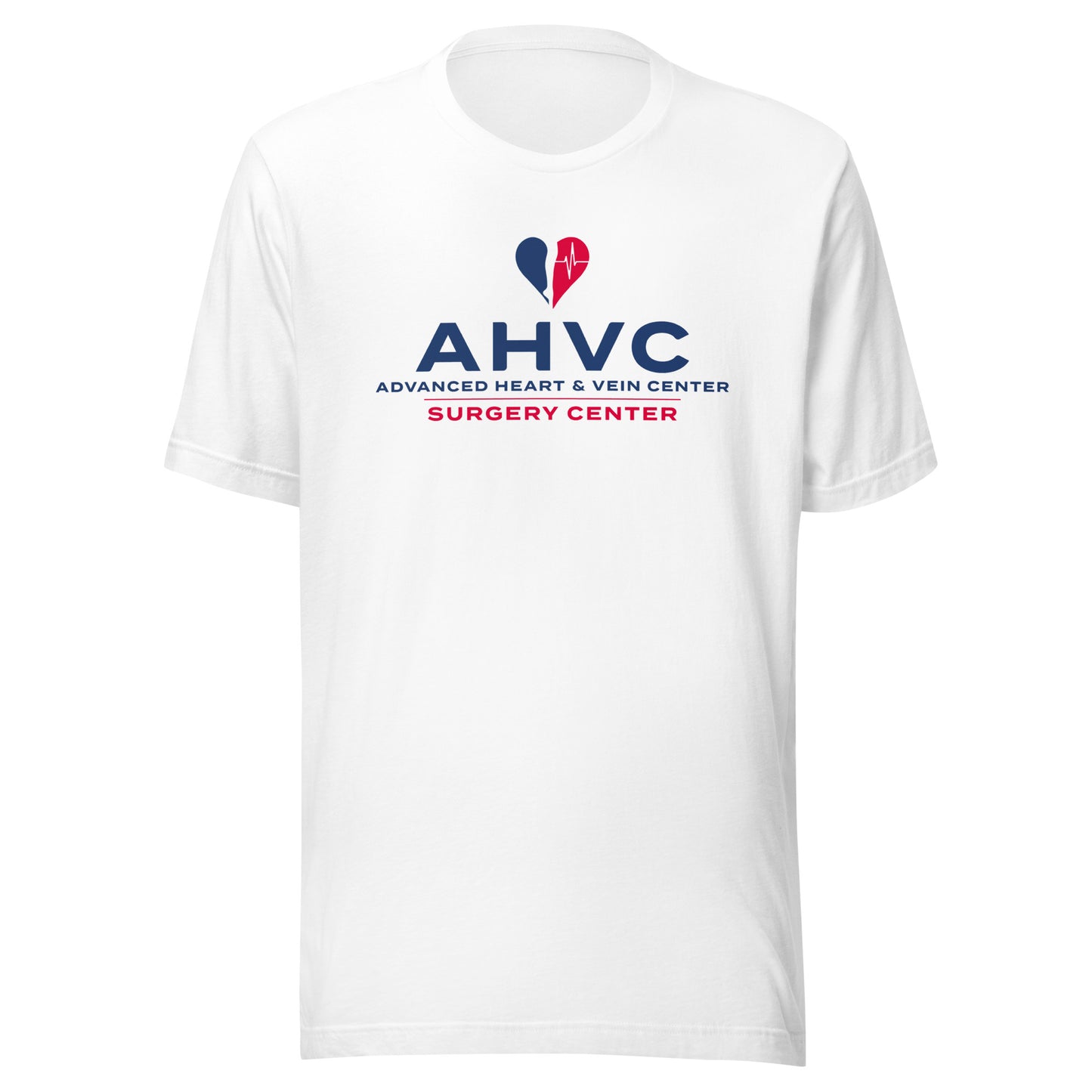 AHVC Surgery Center Unisex t-shirt Center Chest (White)