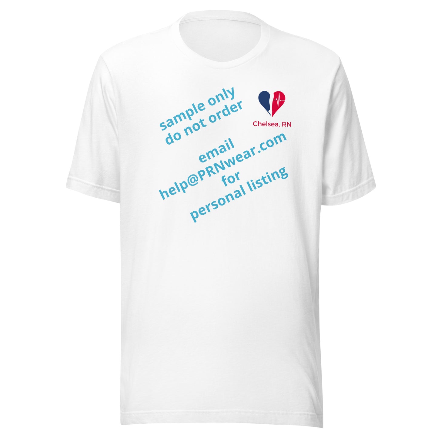 AHVC Front and Back Personalized (DO NOT Order This Listing- SAMPLE Image Only)