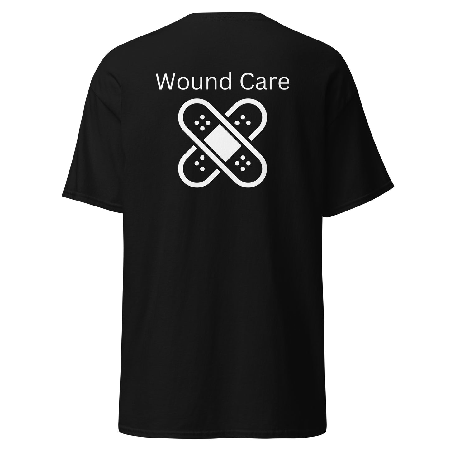 Wound Care RN Bandage on Back T-Shirt