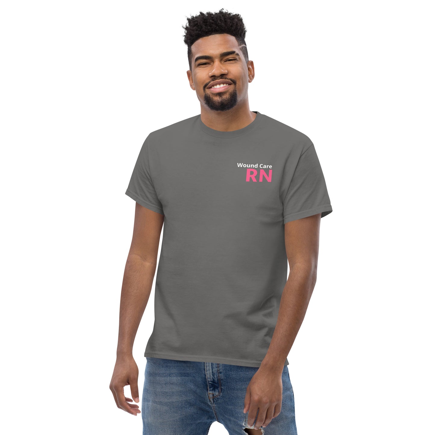 Wound Care RN T-Shirt Pink RN