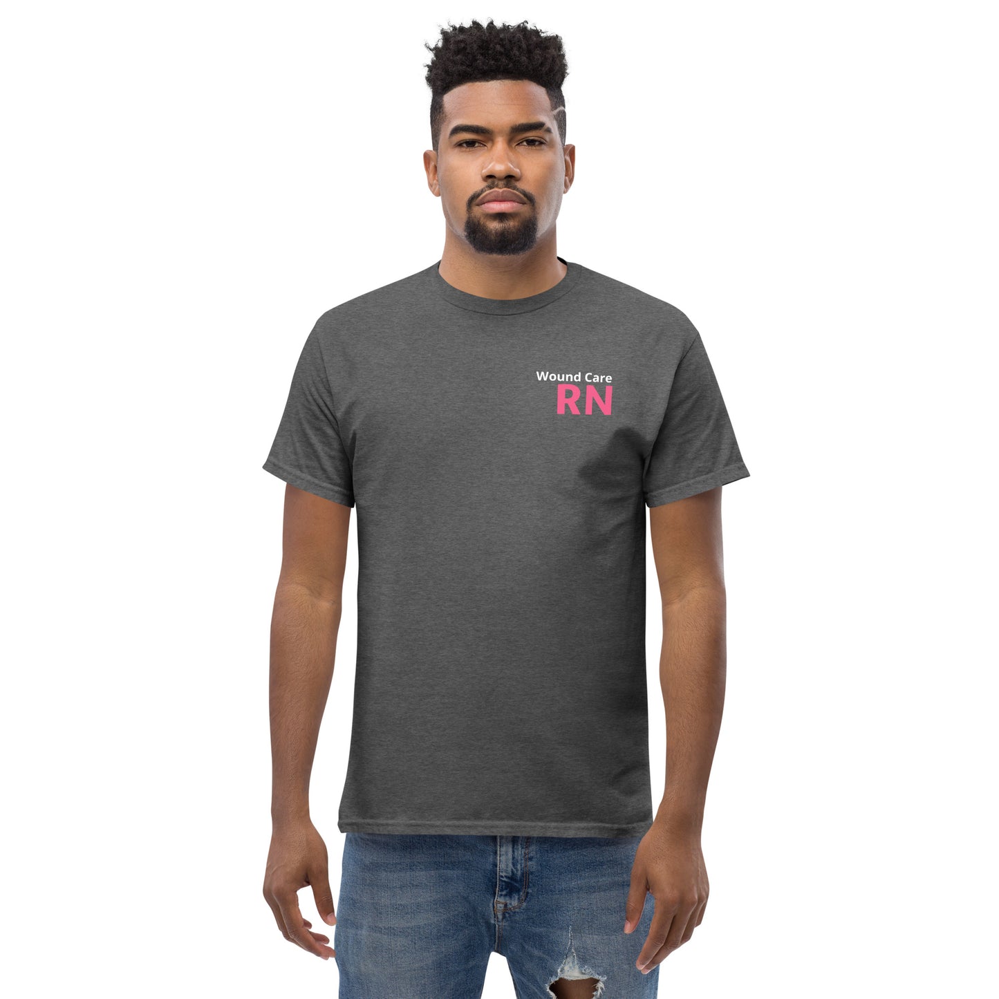 Wound Care RN T-Shirt Pink RN