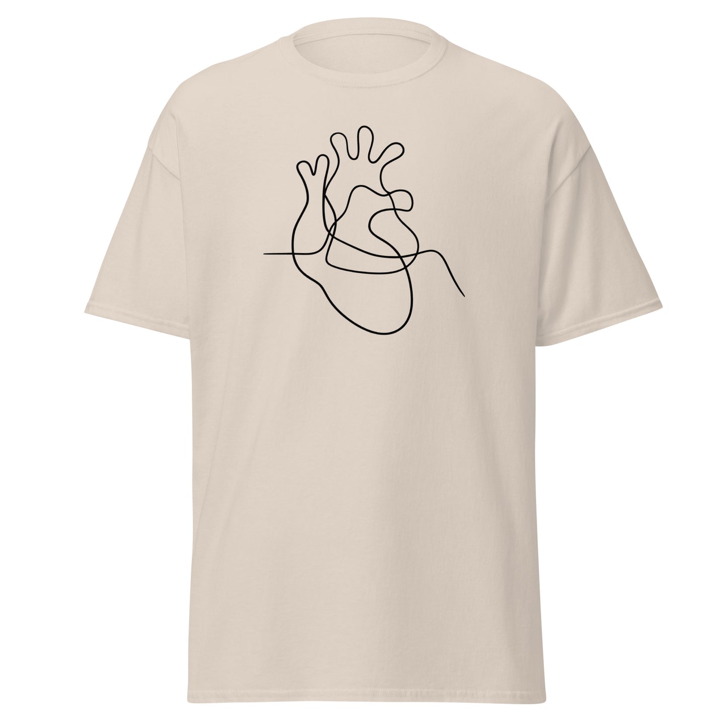 One Line Heart classic tee