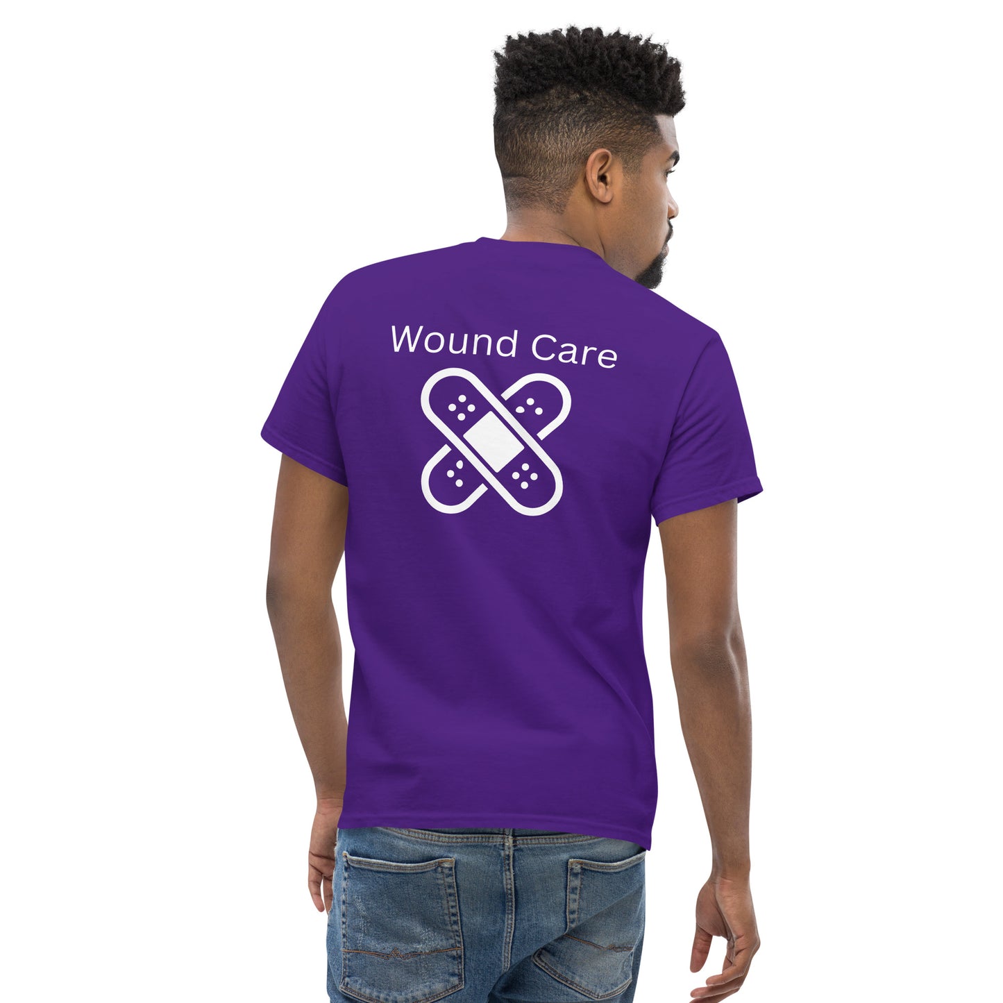 Wound Care RN Bandage on Back T-Shirt