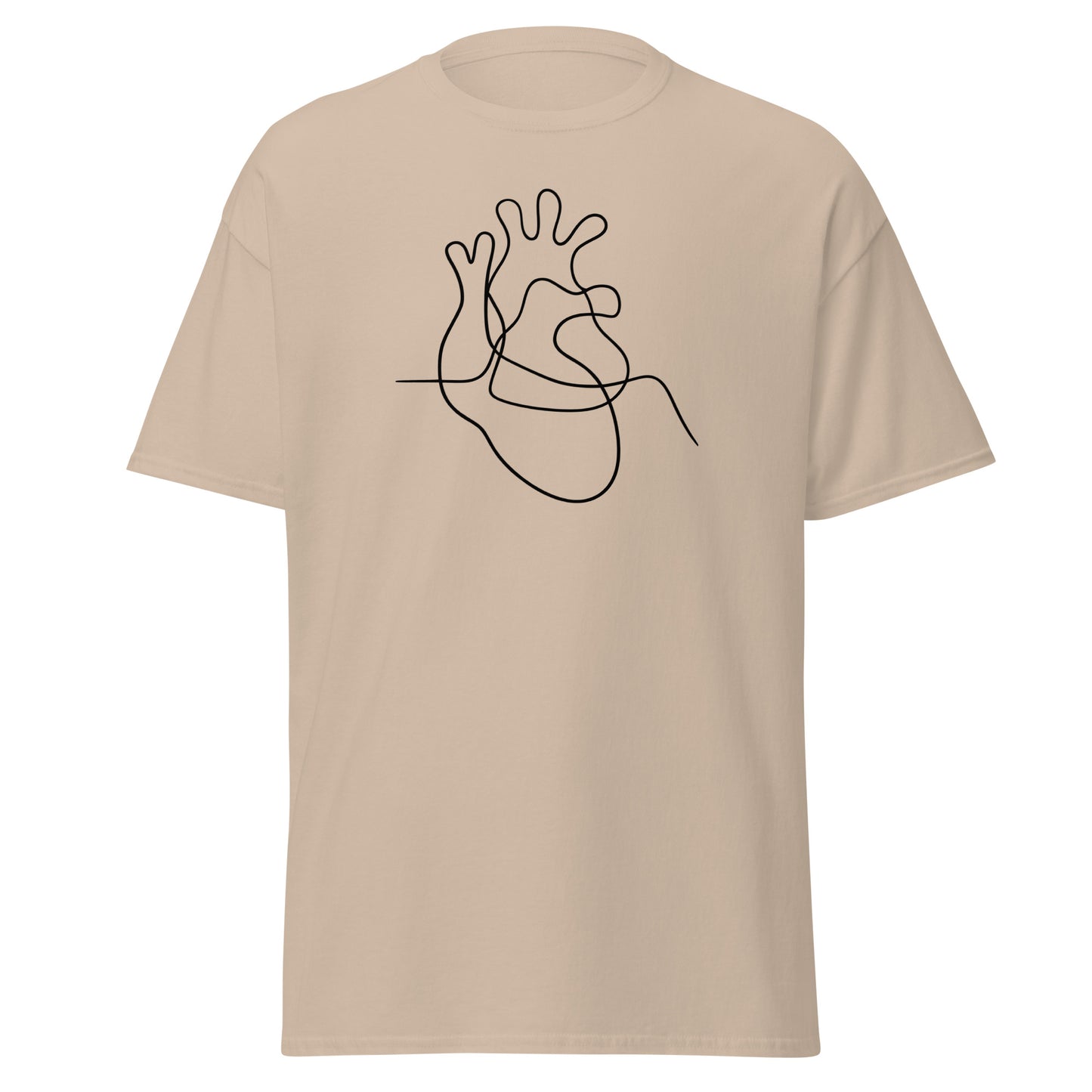 One Line Heart classic tee