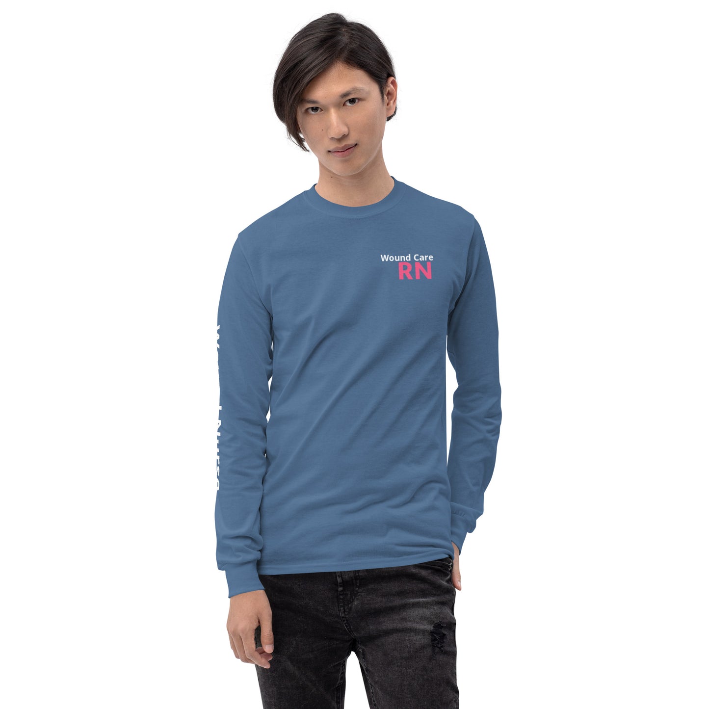 Wound RN Long Sleeve Shirt Pink RN