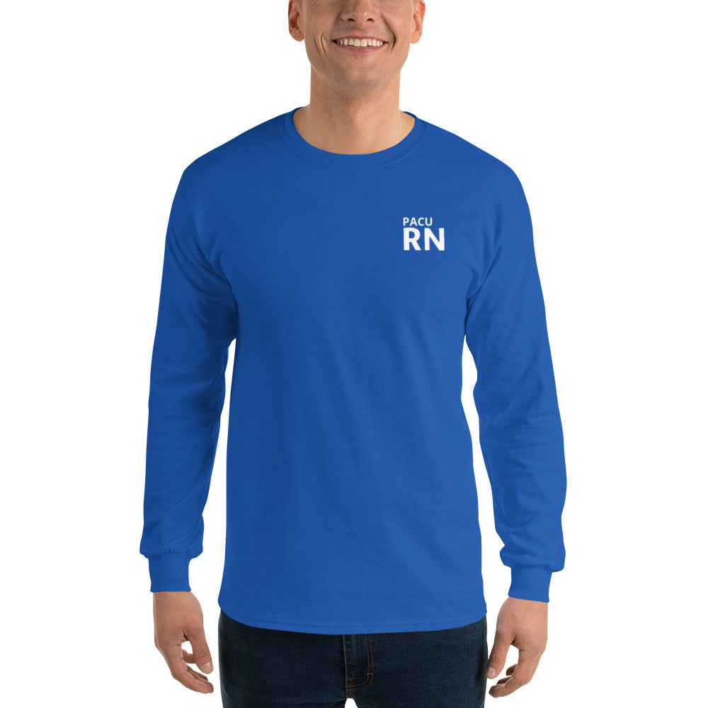 PACU White RN Long Sleeve Shirt