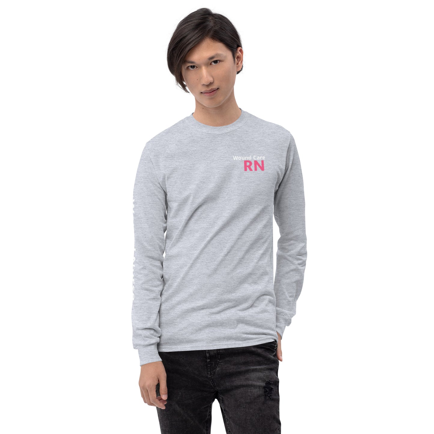 Wound RN Long Sleeve Shirt Pink RN