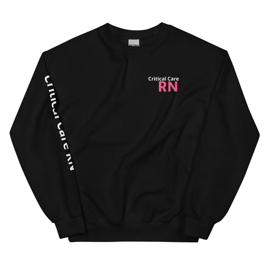 Critical Care Pink RN Sweatshirt