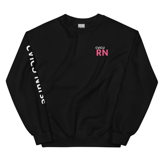 CVICU Pink RN Sweatshirt