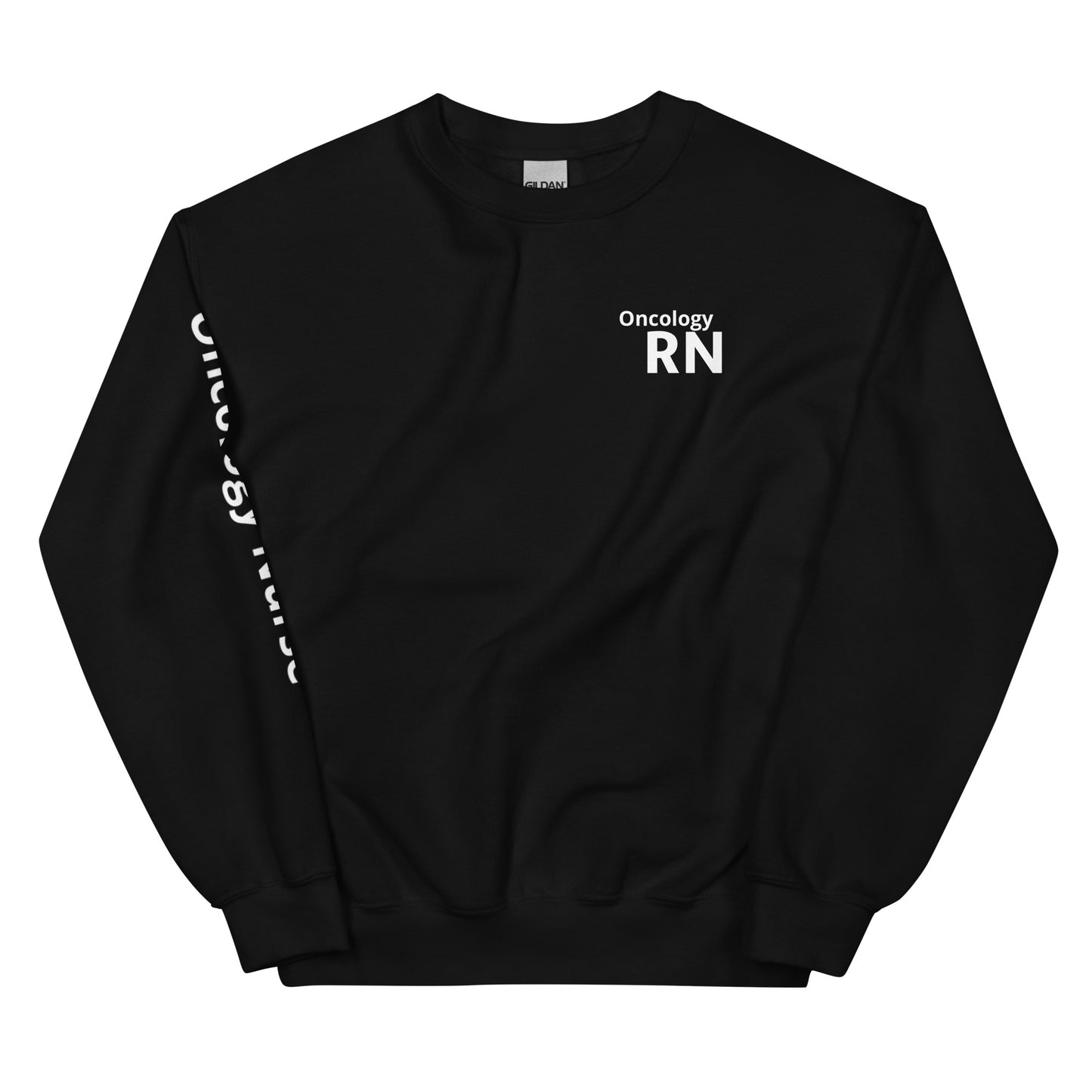 Oncology White RN Sweatshirt