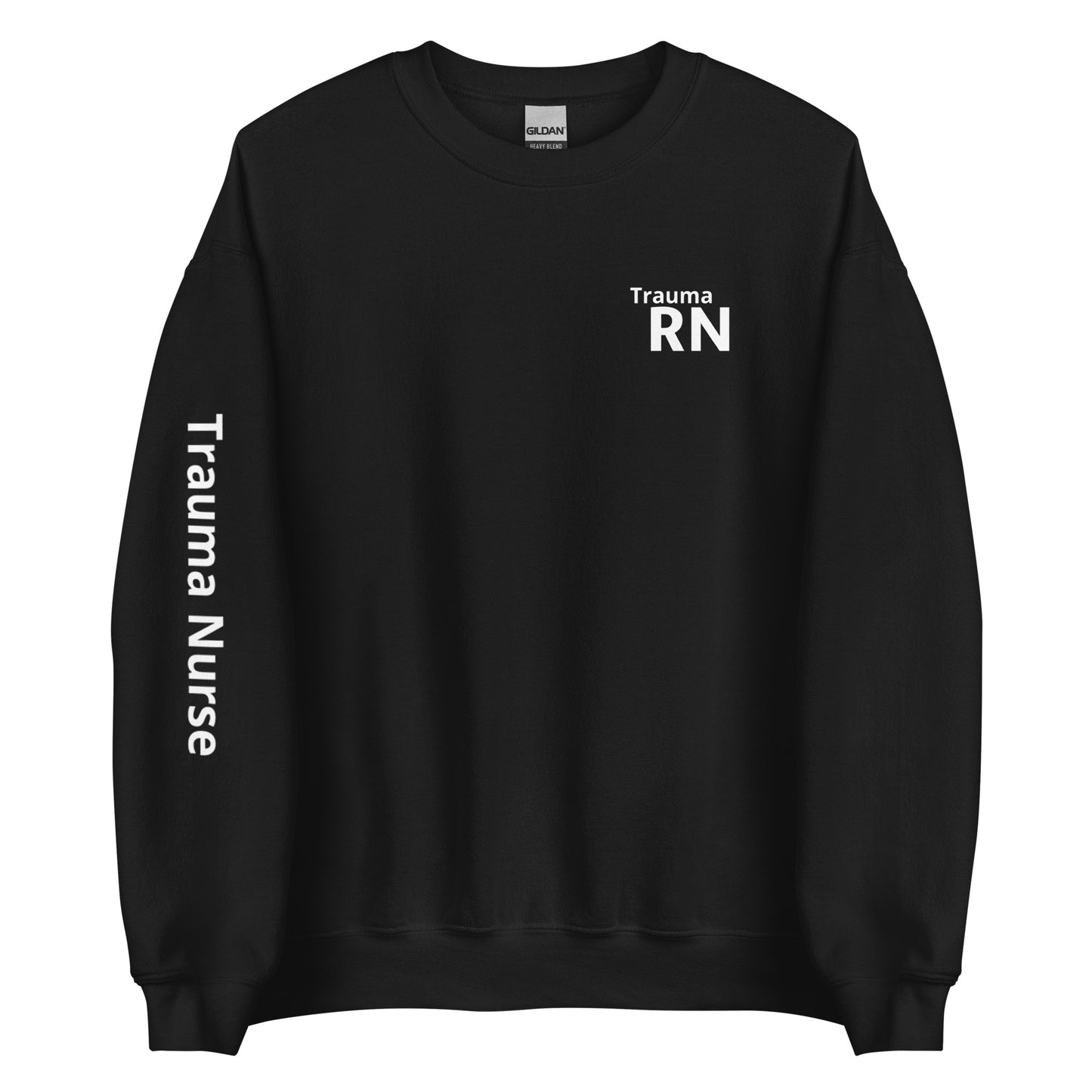 Trauma White RN Sweatshirt