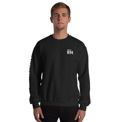MICU White RN Sweatshirt