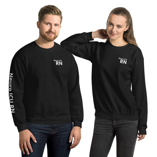 Neuro ICU White RN Sweatshirt