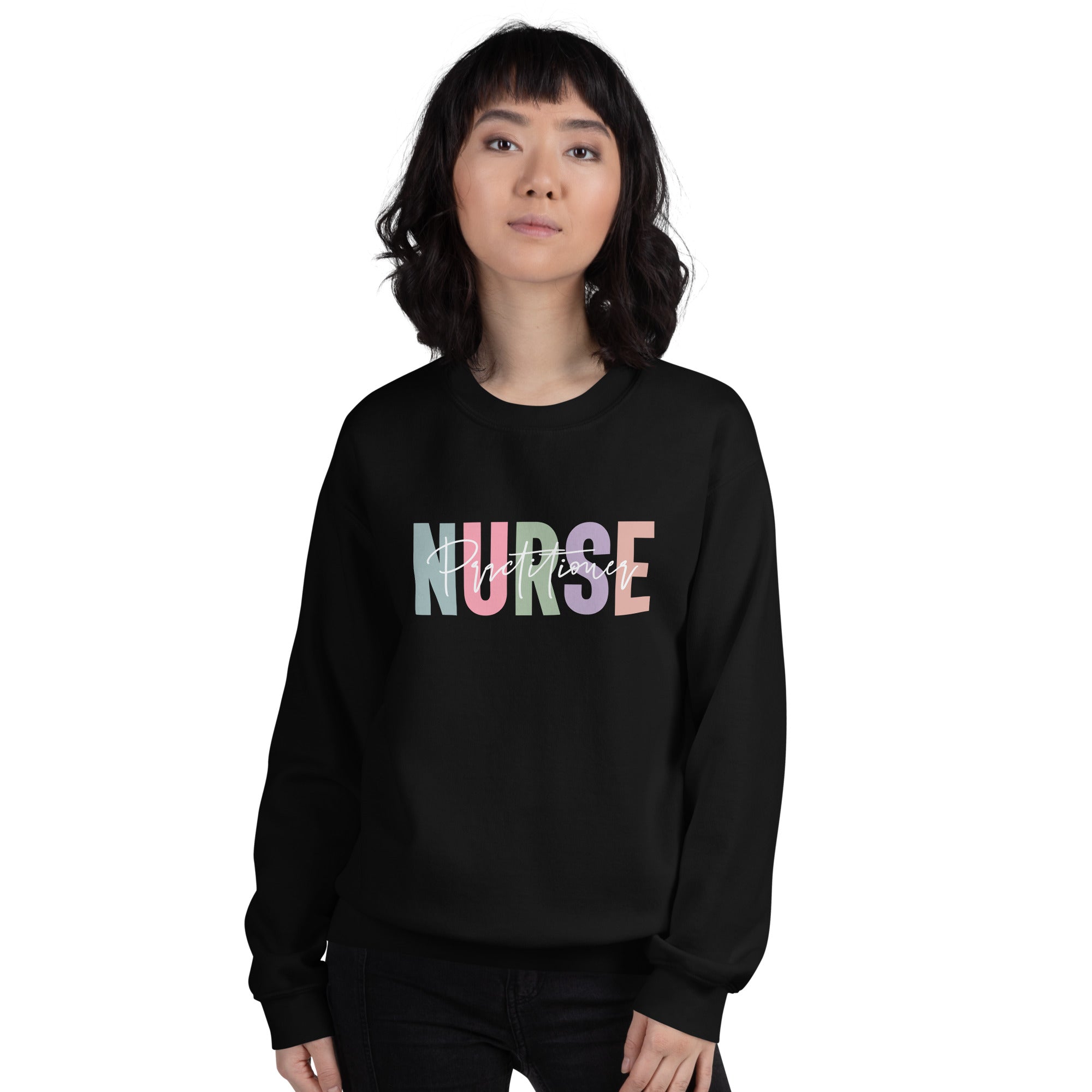 Chillever Nurse Practitioner Sweatshirt, Embroidered NP Crewneck...