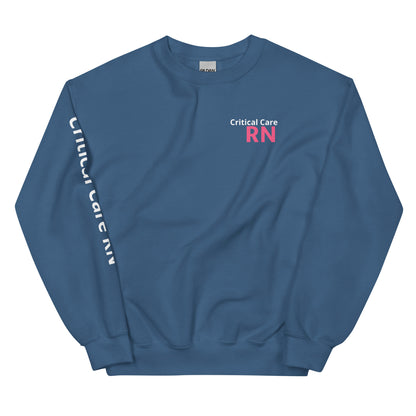 Critical Care Pink RN Sweatshirt
