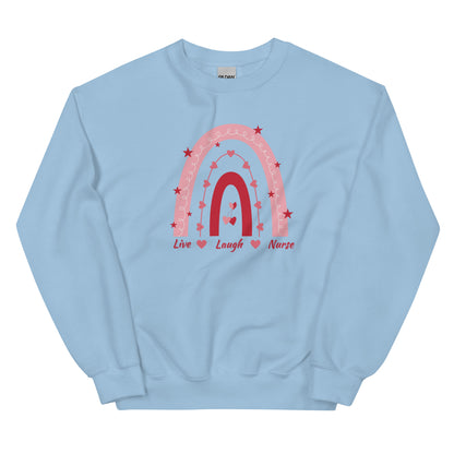 Live Laugh Love Nursing Sweatshirt