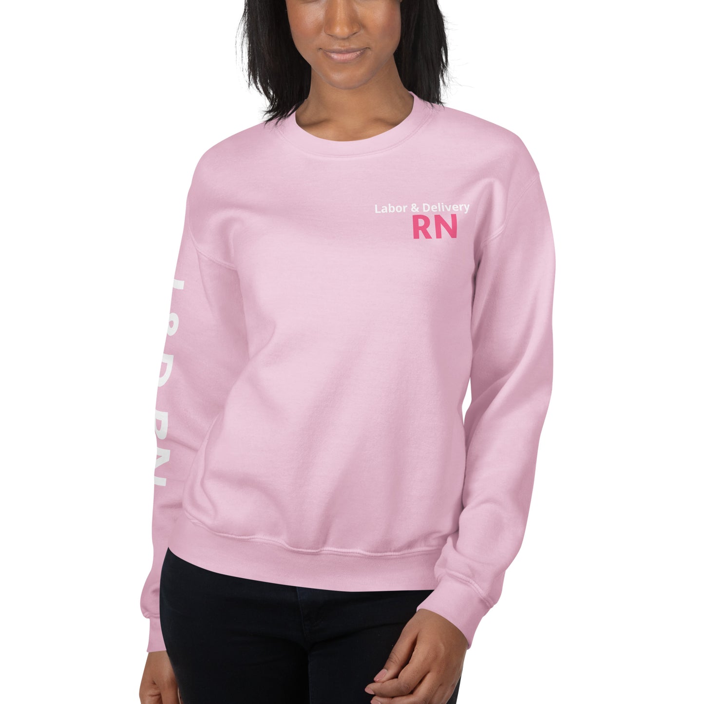 Labor & Delivery Pink RN Sweatshirt