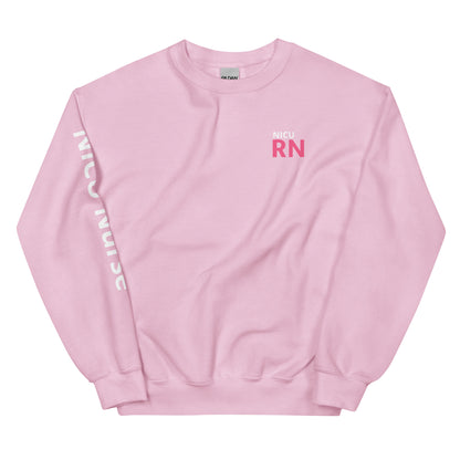 NICU Pink RN Sweatshirt