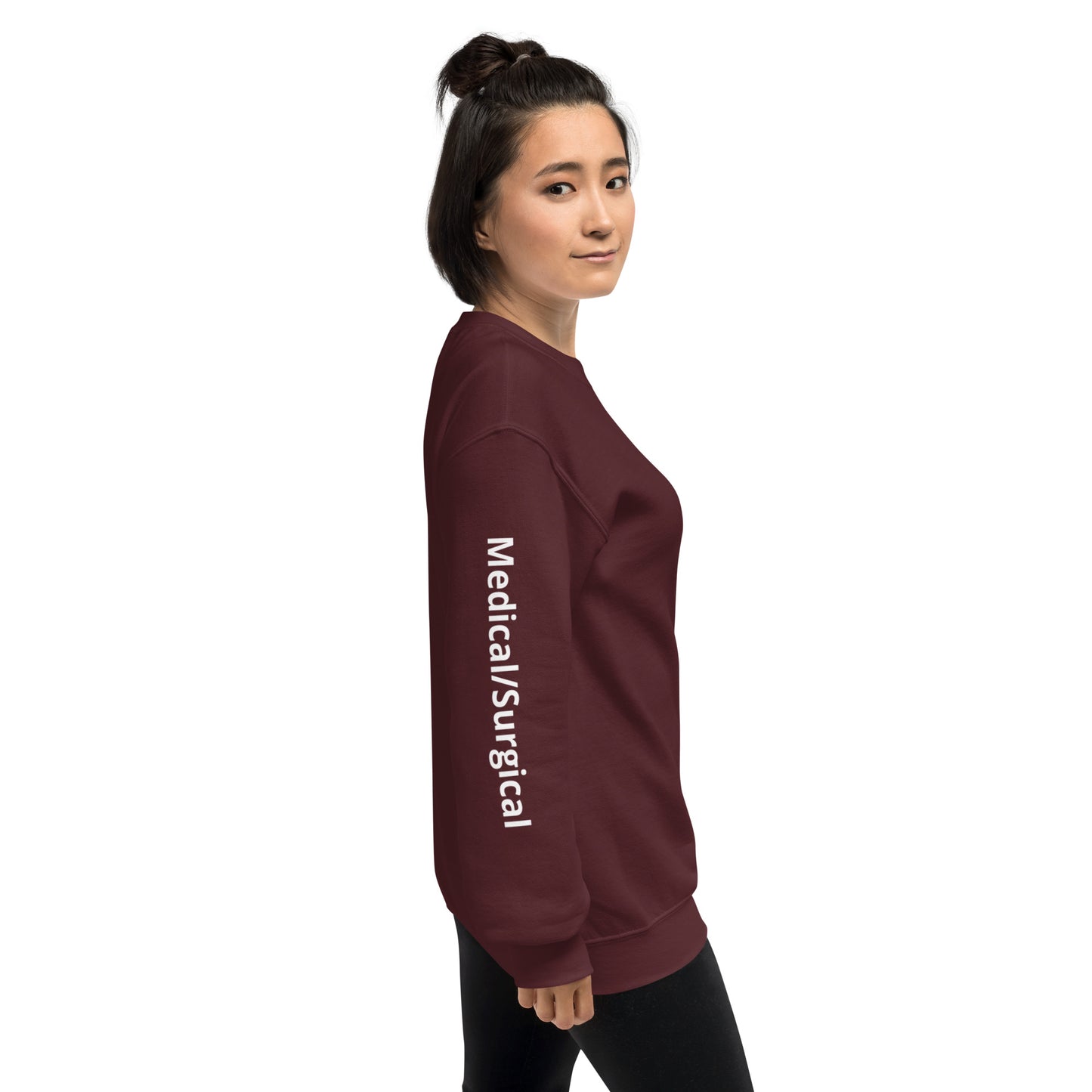 Med/Surg White RN Sweatshirt