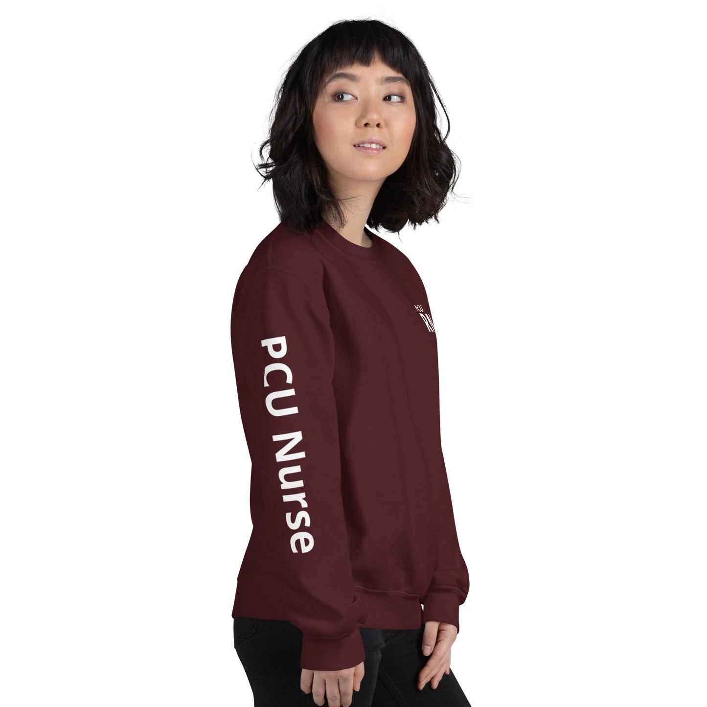 PCU White RN Sweatshirt