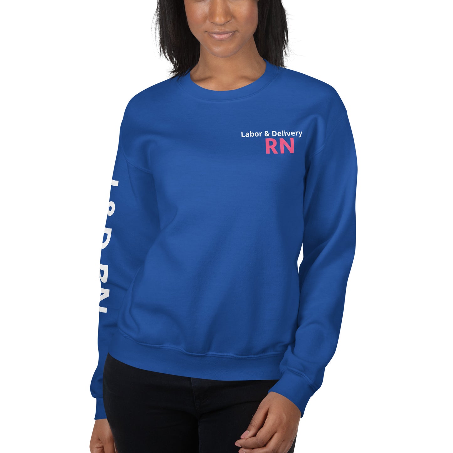 Labor & Delivery Pink RN Sweatshirt