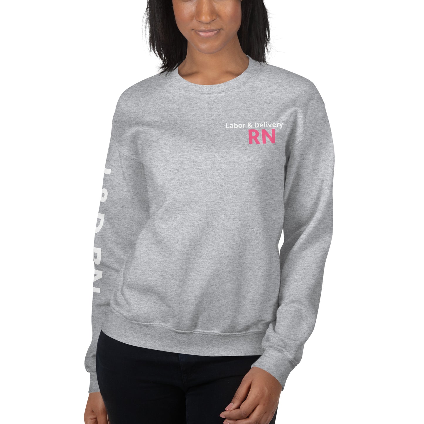 Labor & Delivery Pink RN Sweatshirt