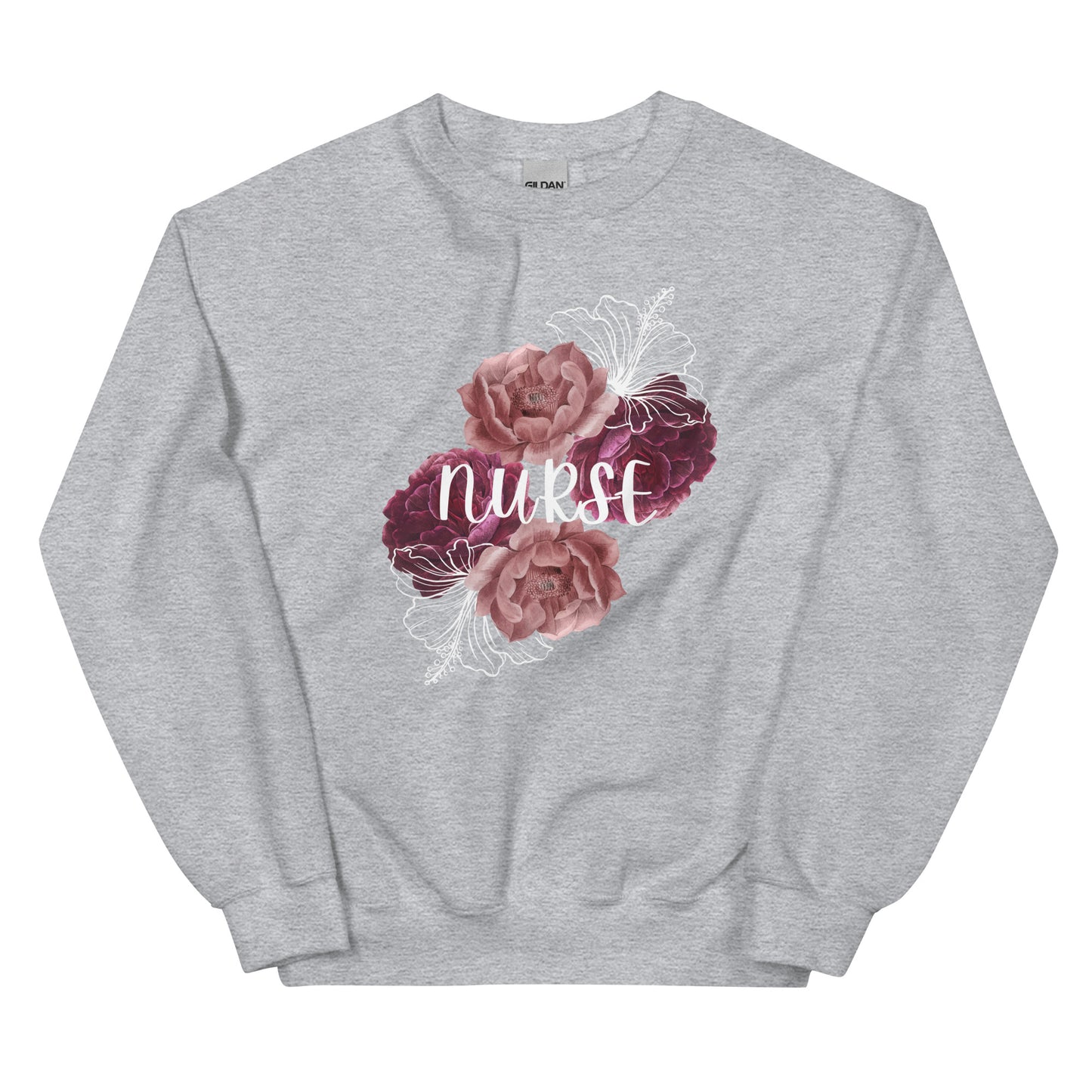 Nurse Flowers Sweatshirt