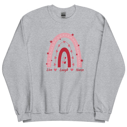 Live Laugh Love Nursing Sweatshirt