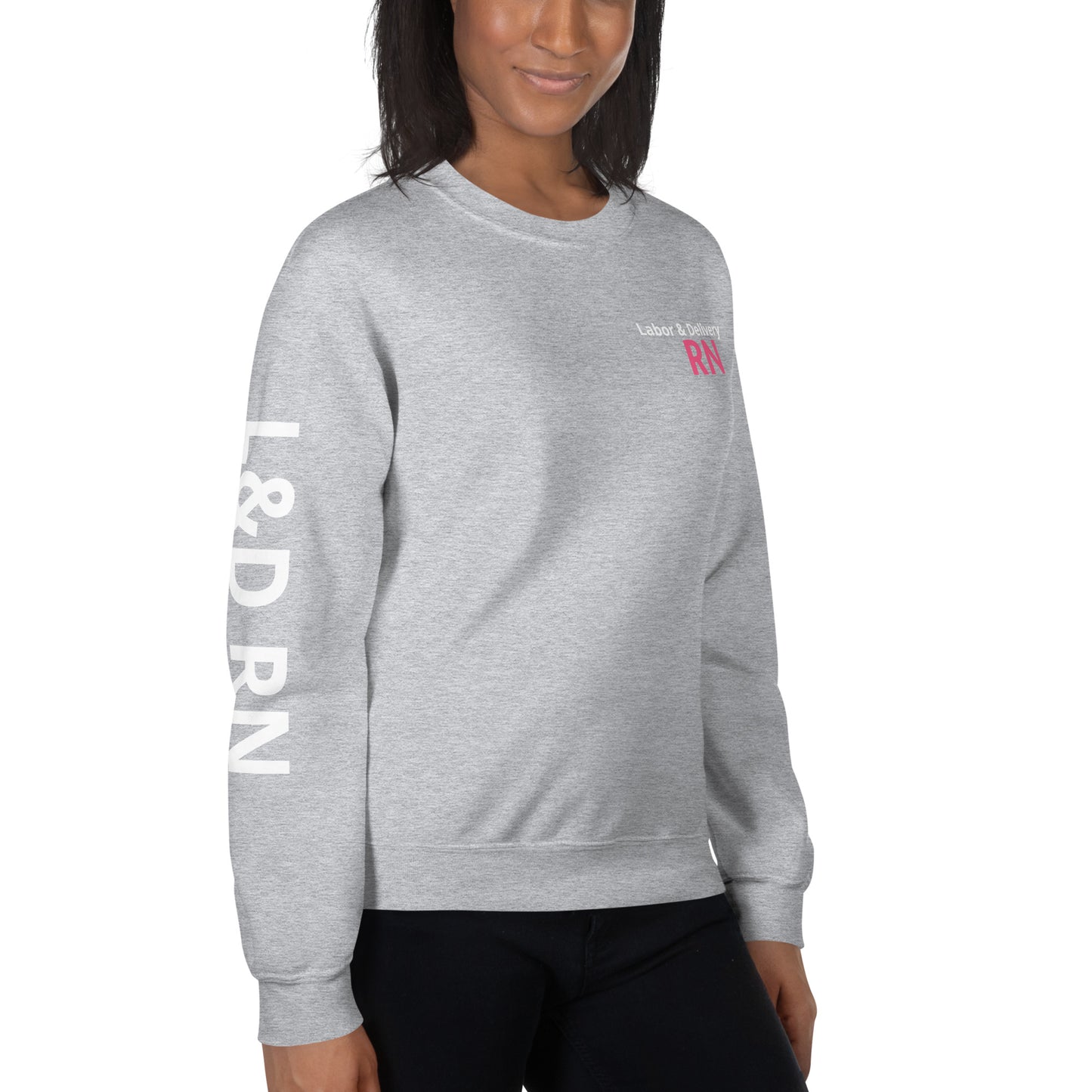 Labor & Delivery Pink RN Sweatshirt